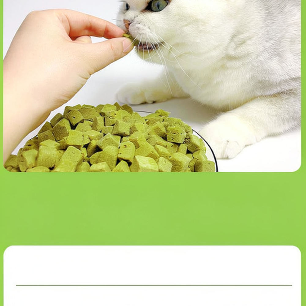 Freeze Dried Cat Grass Bites H - Healthy Snacks Food recension och pris