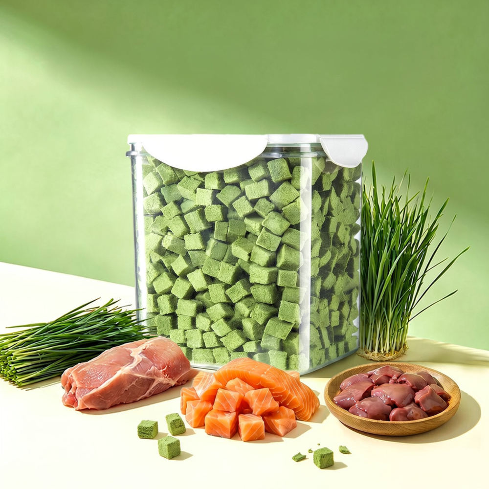 Freeze Dried Cat Grass Bites H - Healthy Snacks Food recension och pris