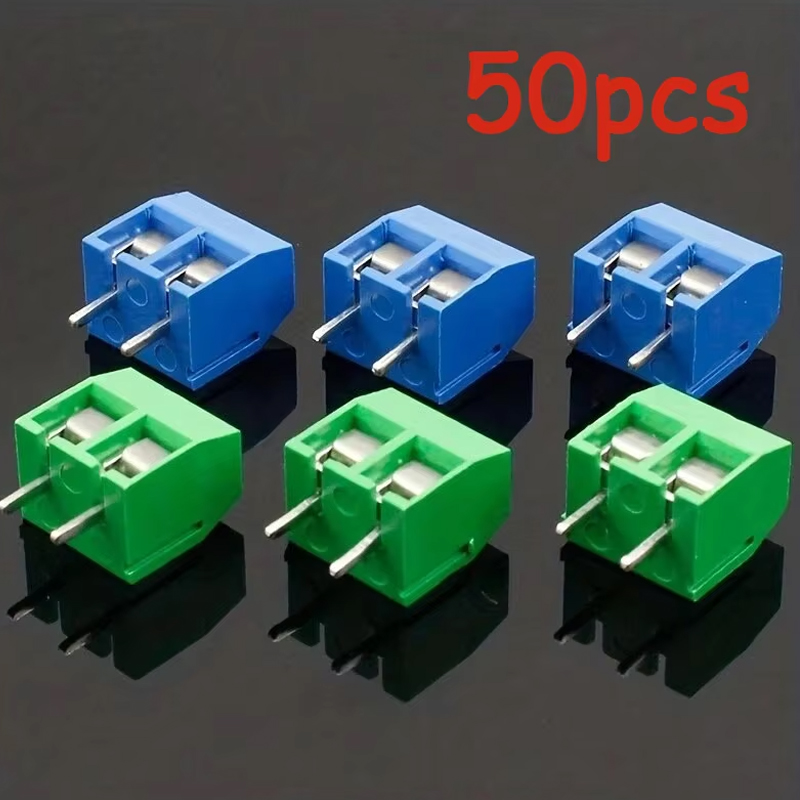 50PCS PCB Terminal Block Conne - Nuts Mix recension och pris