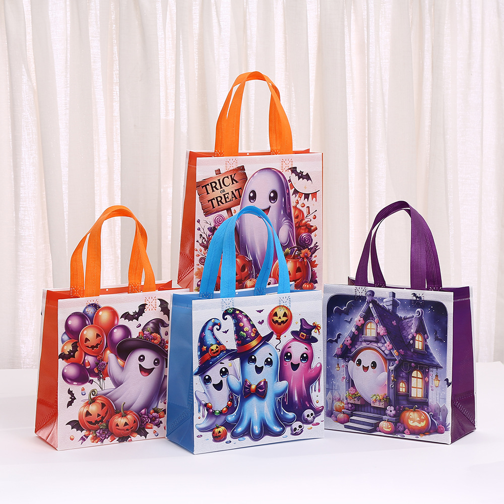 4pcs Hallowee Gift Bags Reuse  - Cookies Pack recension och pris