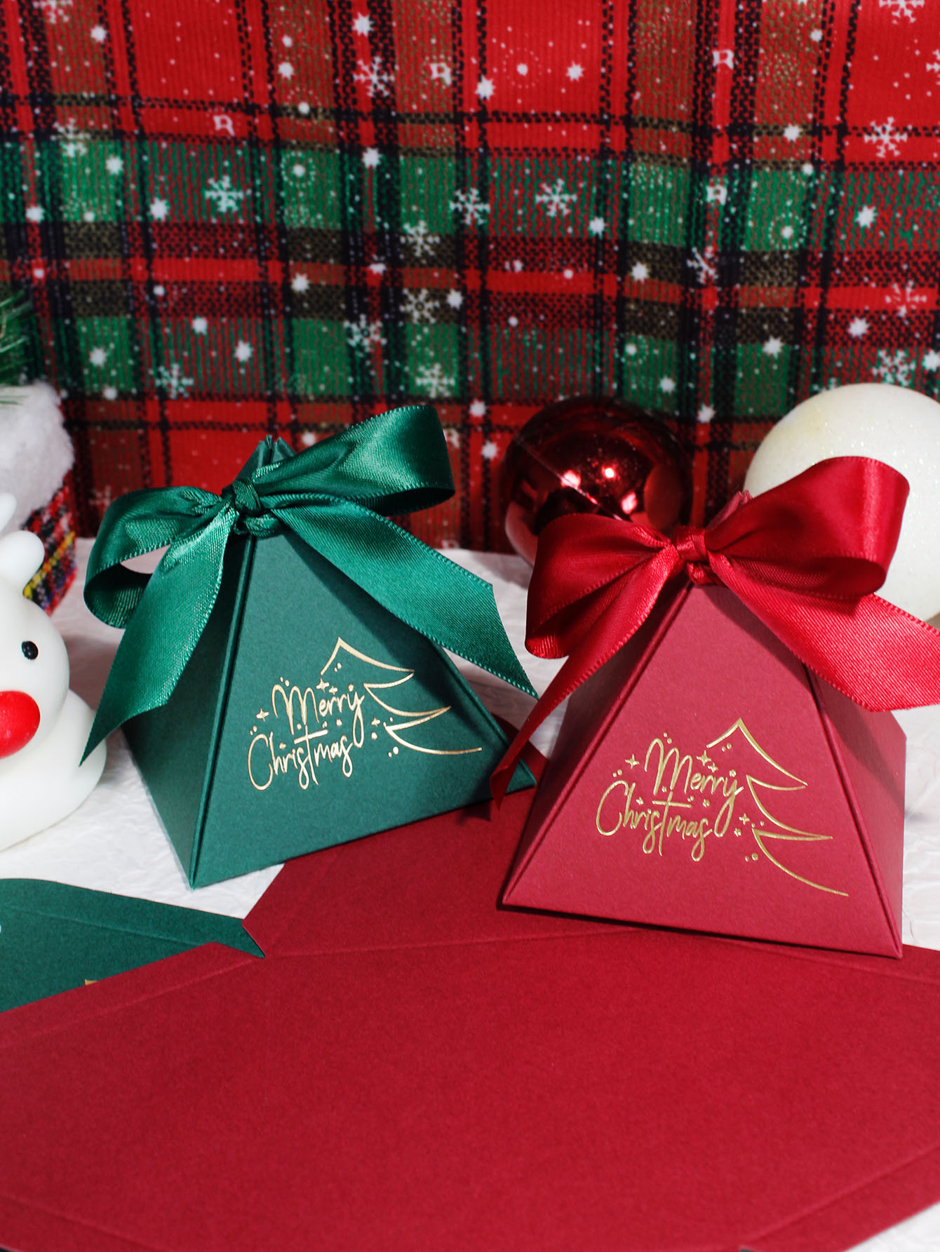 Christmas Triangle Box Candy G - Cookies Pack recension och pris
