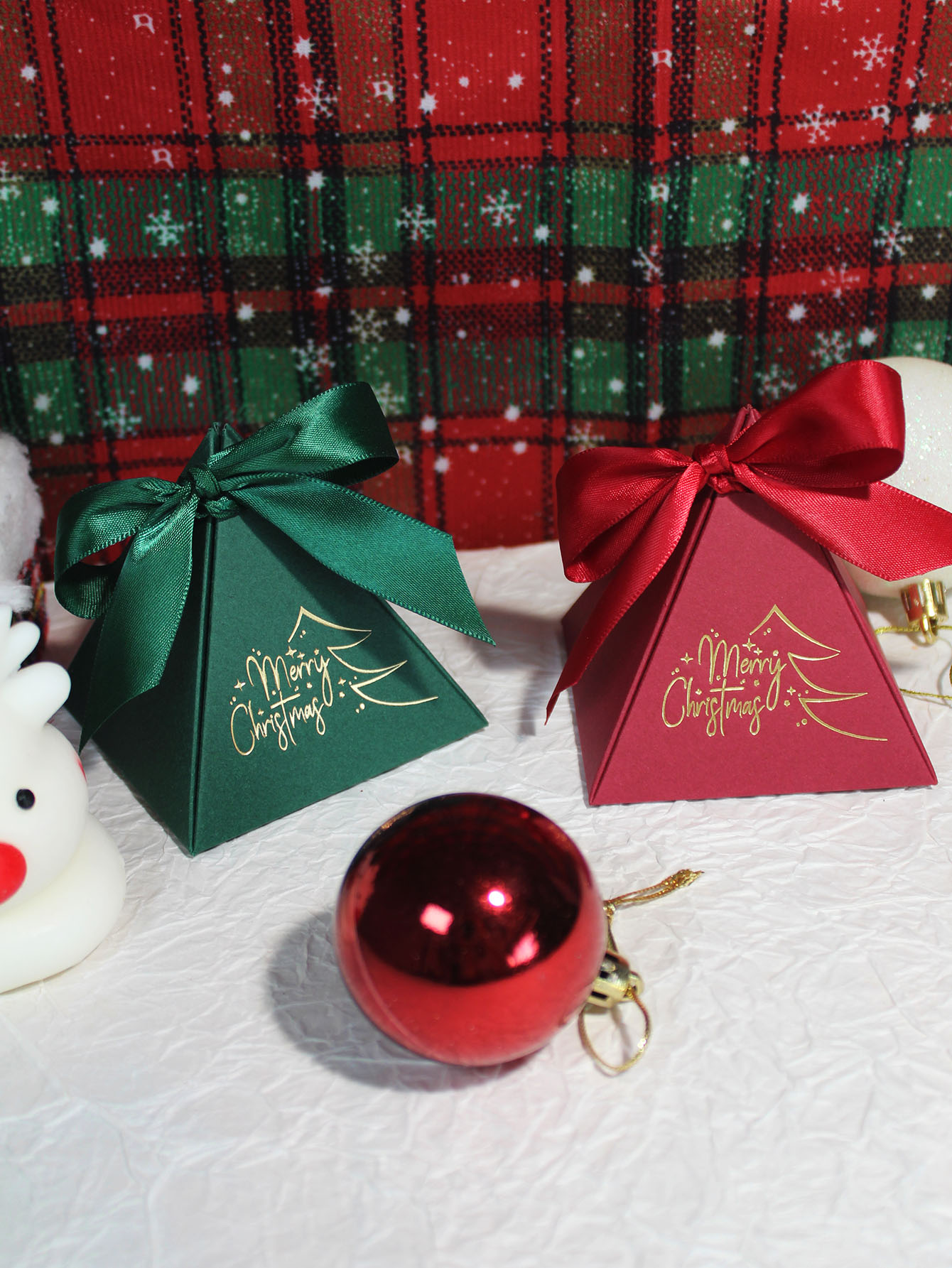 Christmas Triangle Box Candy G - Cookies Pack recension och pris