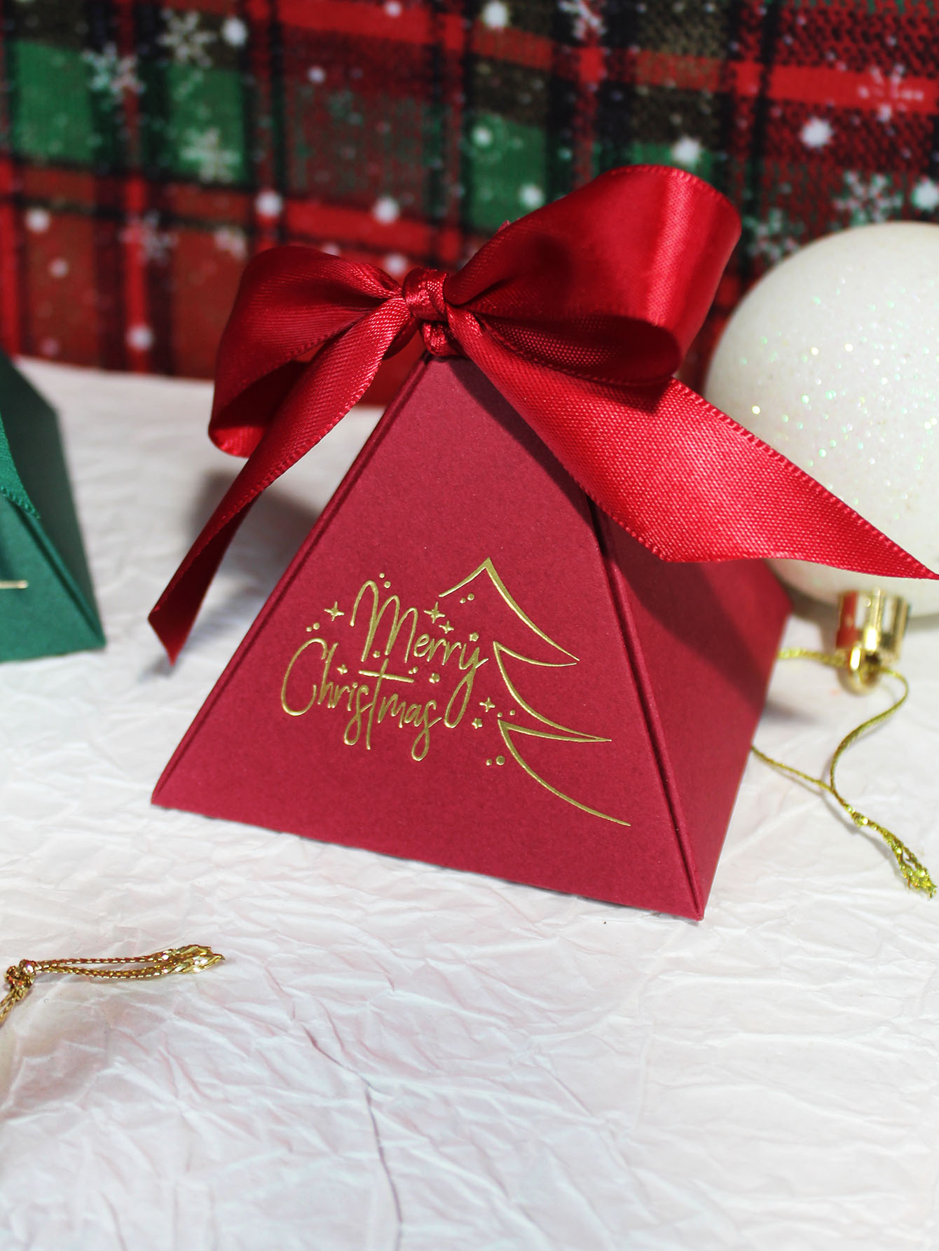 Christmas Triangle Box Candy G - Cookies Pack recension och pris