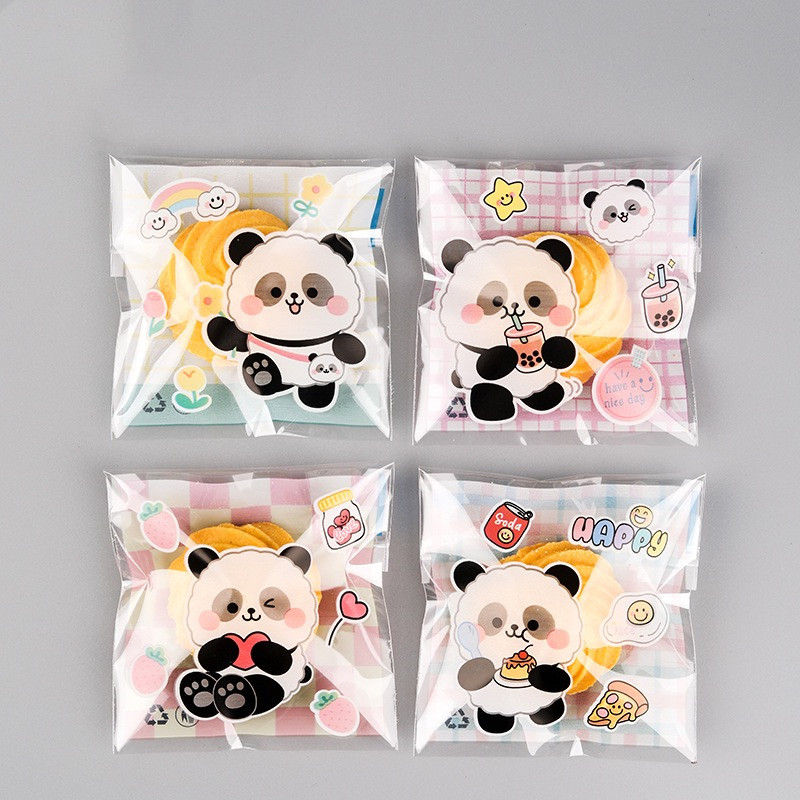 100pcs/lot Cute Panda Four in  - Cookies Pack recension och pris