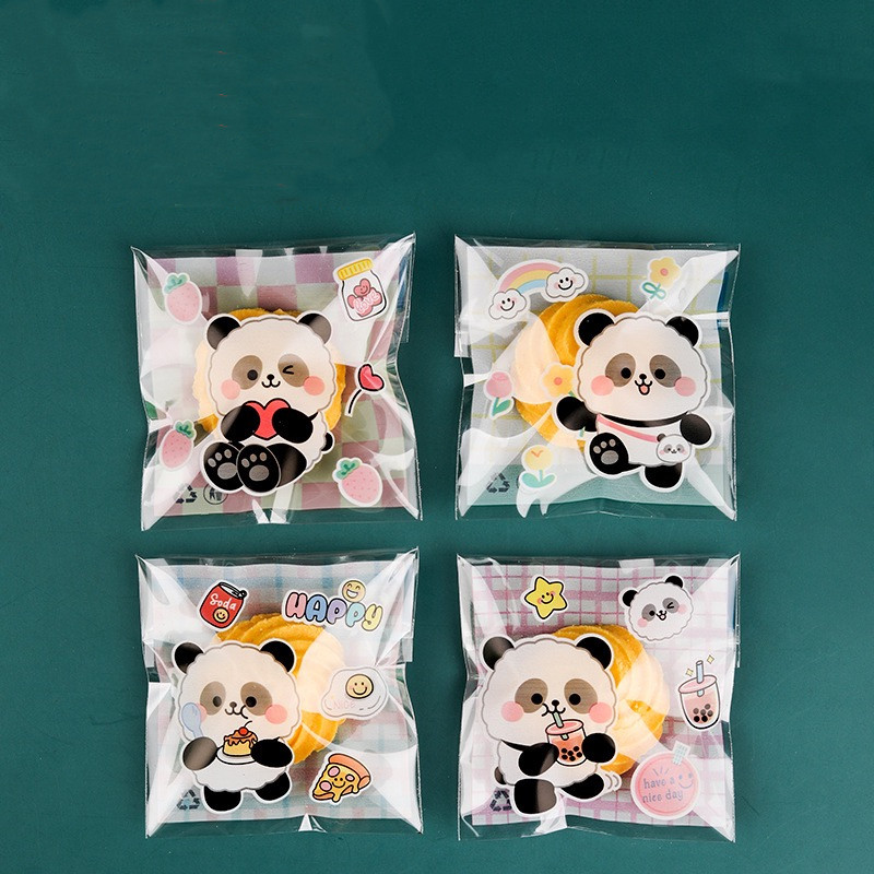 100pcs/lot Cute Panda Four in  - Cookies Pack recension och pris