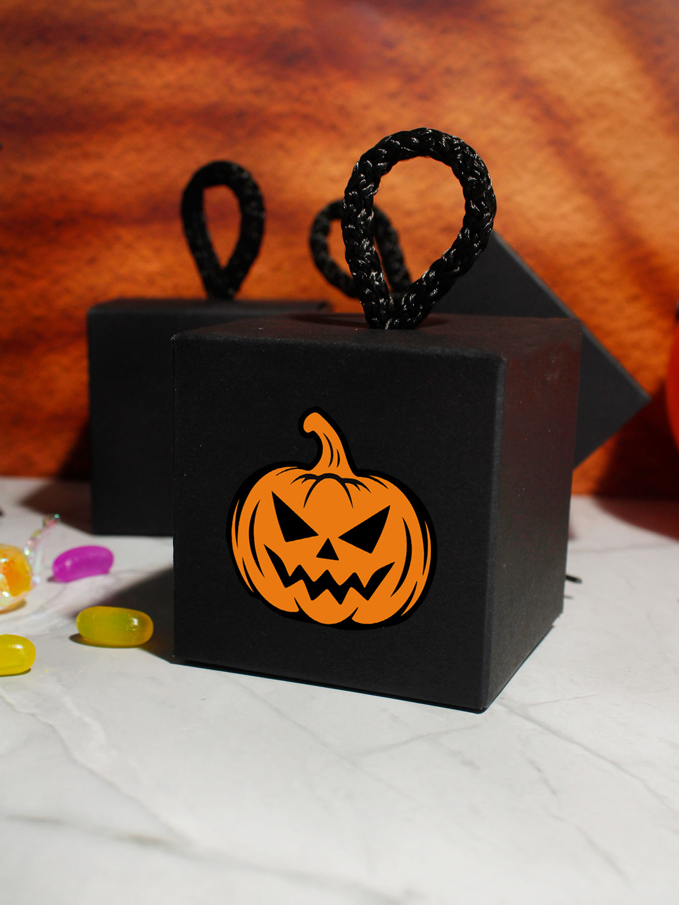Halloween Candy Boxes Pumpkin  - Cookies Pack recension och pris