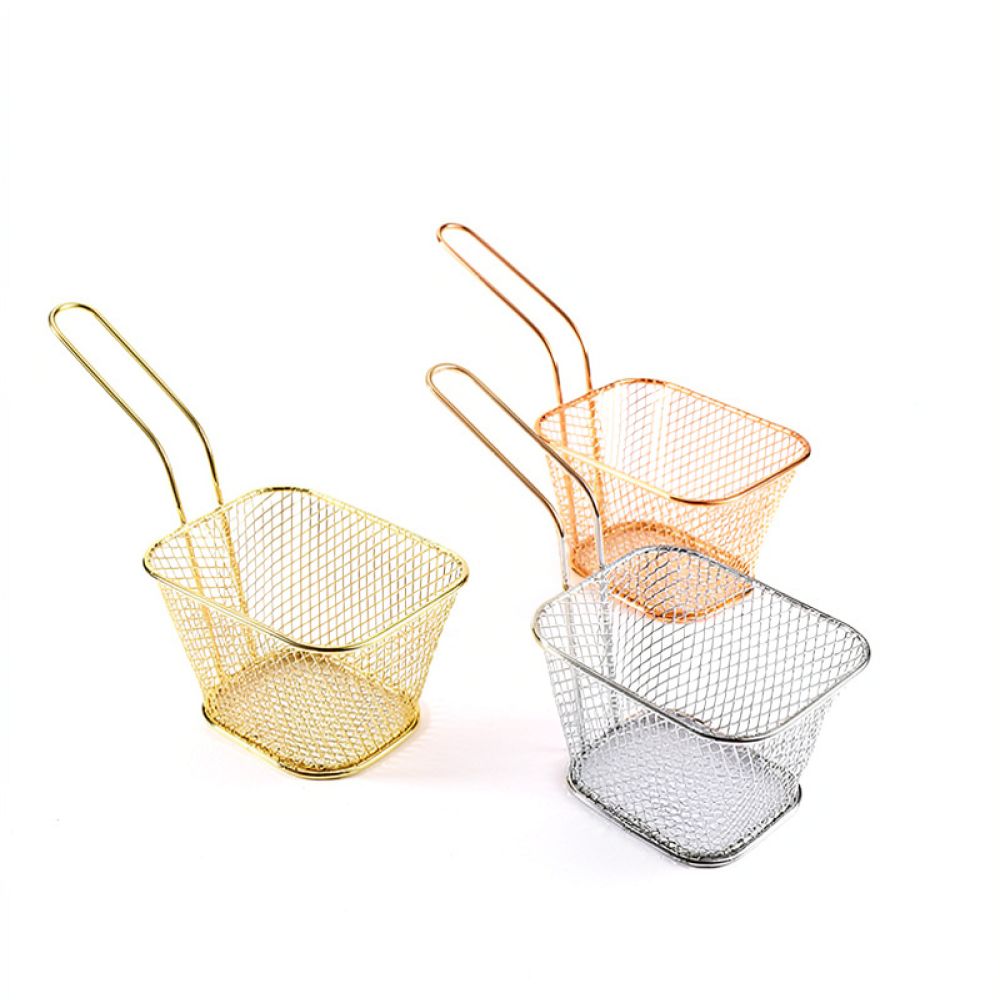 Decorative Mini Square Fry Bas - Food Snacks Catering recension och pris