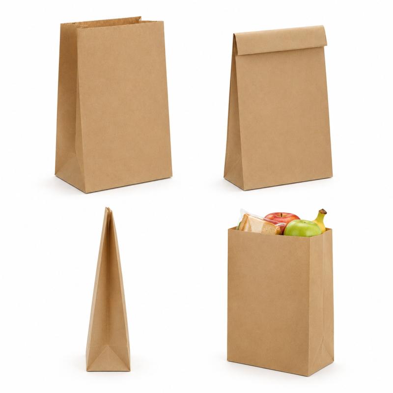 10~30pcs Brown Kraft Paper Bag - Cookies Pack recension och pris